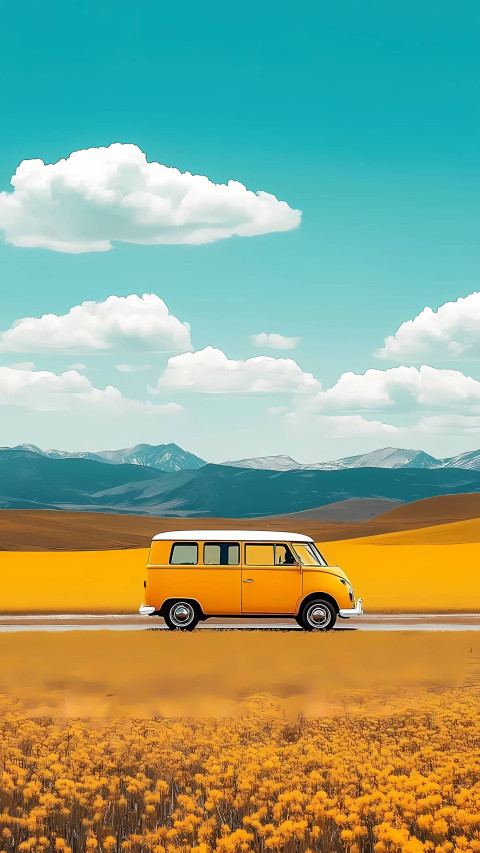 Fresh Yellow Aesthetic Phone Wallpaper HD