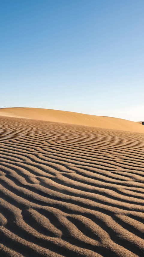 Golden Desert Dune for iPhone Mobile Wallpaper HD