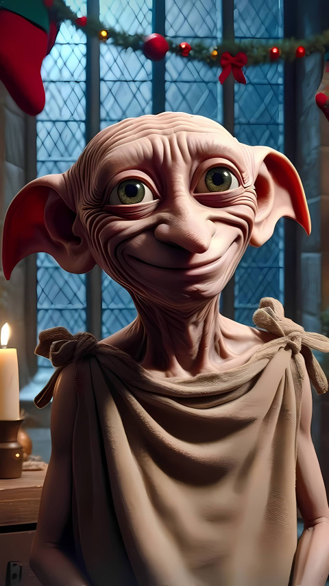 Cute Dobby Mobile 4K Wallpaper
