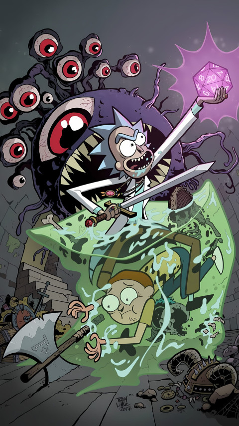Rick and Morty 4K Mobile Wallpaper