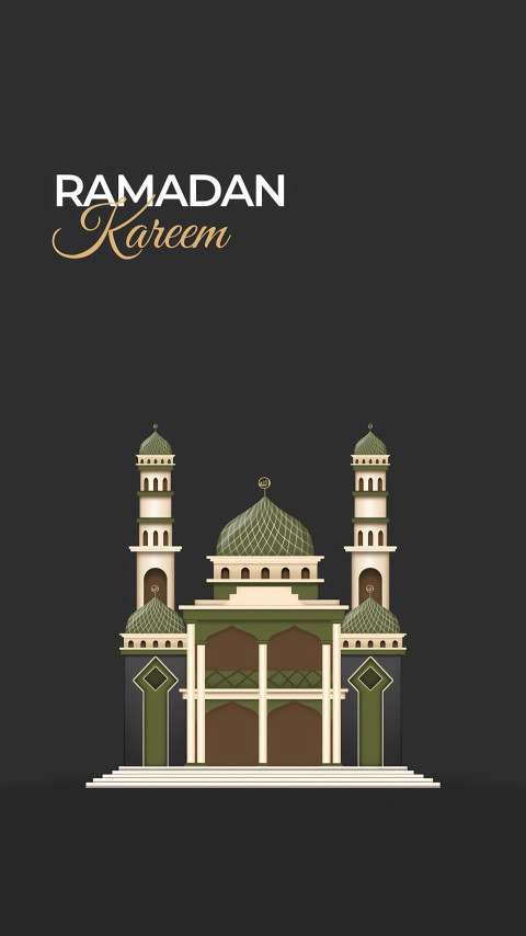 Beautiful Ramadan Kareem Mobile Image 4K