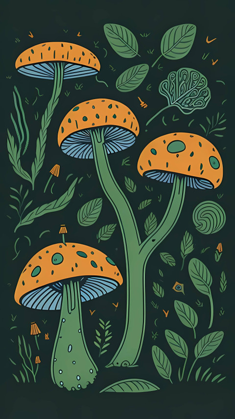 High Quality Cute Mushroom Phone Image for Your Device