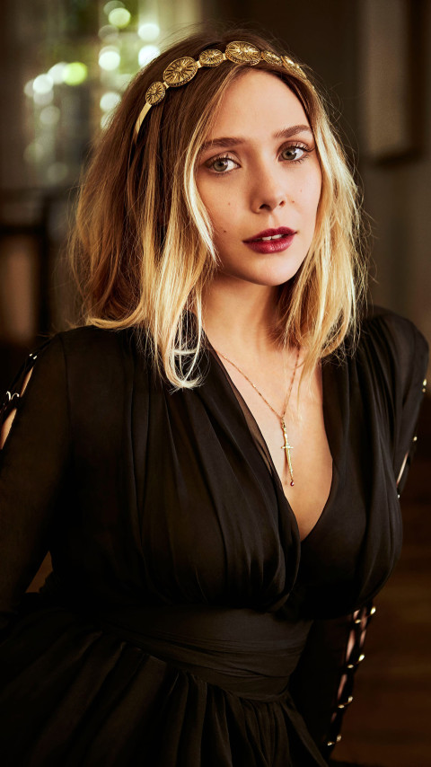 Elizabeth Olsen mobile image simple style