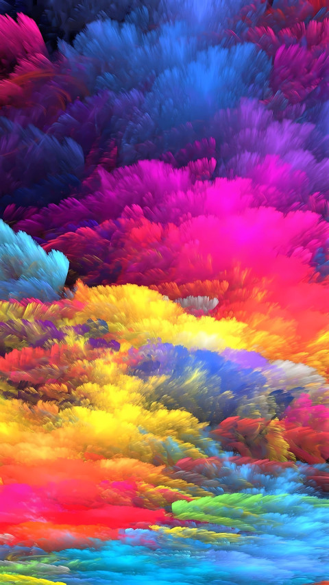 Colorful Psychedelic Art Wallpaper For Android