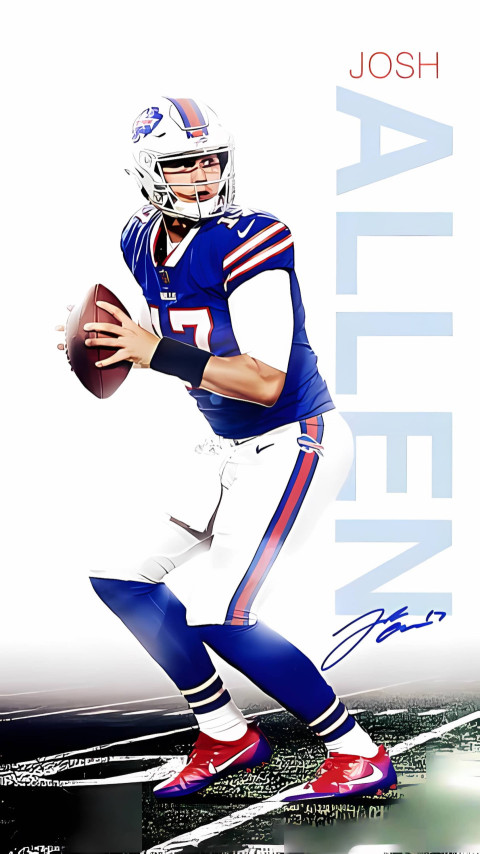 Josh Allen Nfl Football Wallpaper