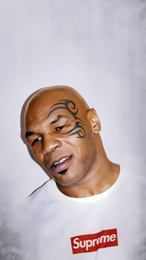 Mike Tyson Determined Look Image For Phone