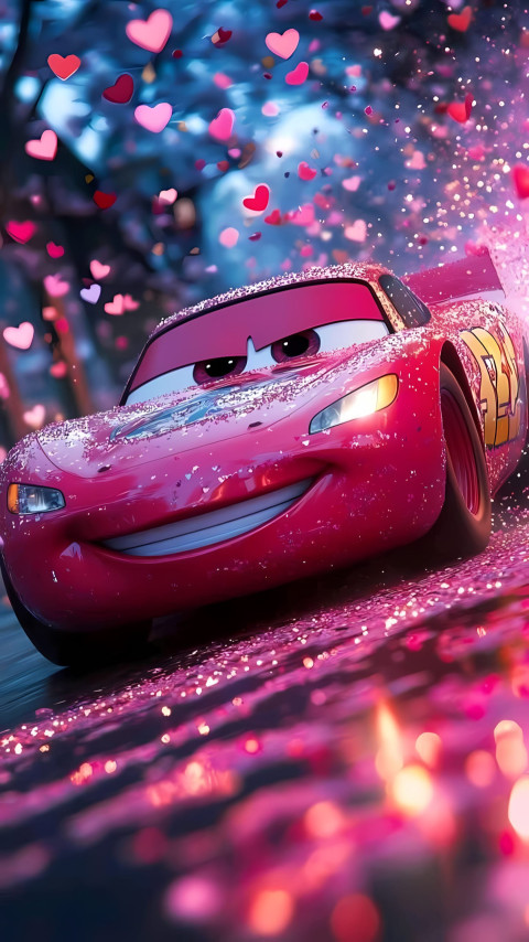 Lightning McQueen Race Phone Photo