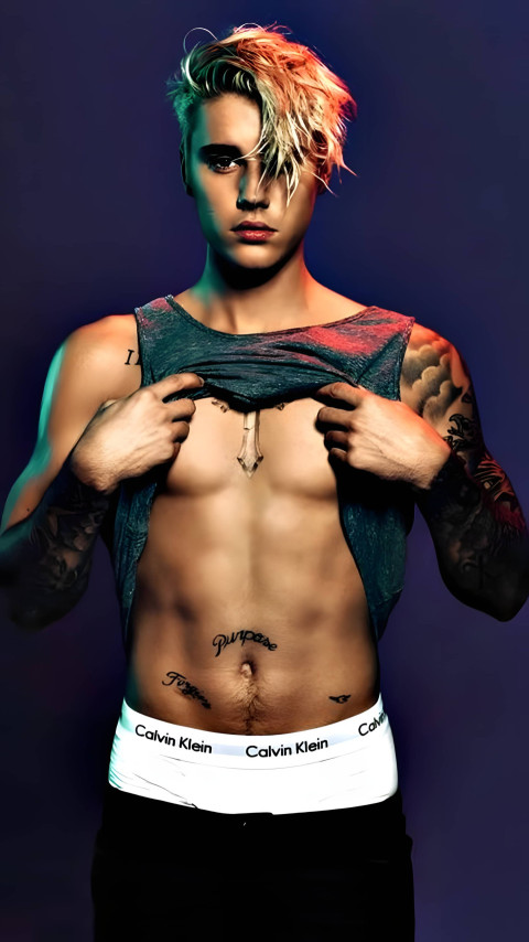 Stylish Justin Bieber mobile picture idea