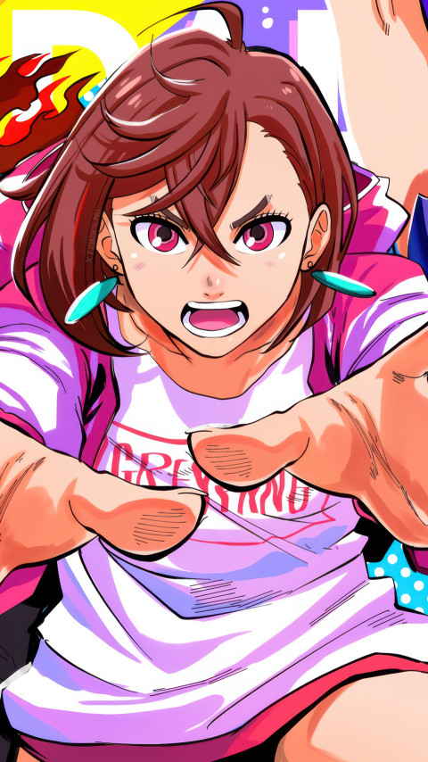 Bright Dandadan Mobile Wallpaper