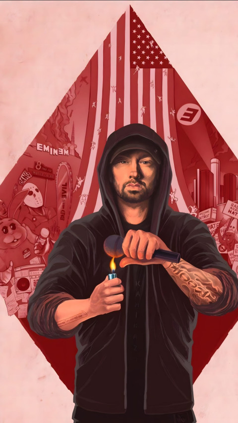 Unique Eminem Wallpaper for Your Screen 4K