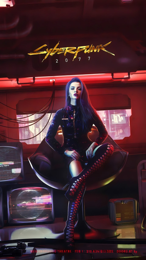 Epic Cyberpunk Neon City Street 4K Wallpaper