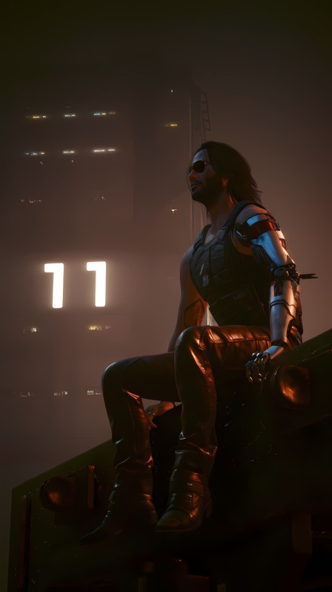 Sci-Fi Cyberpunk Art Wallpaper for Phone 4K