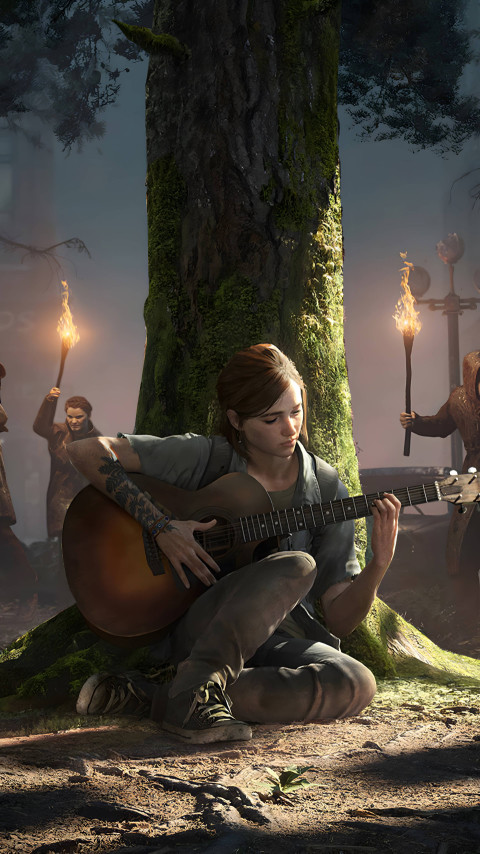 HD Last of Us Playing Guitar Wallpaper - Best Game Background