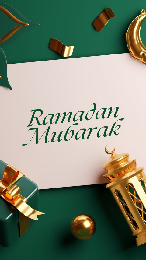 Festive Ramadan Kareem Phone Wallpaper 4K