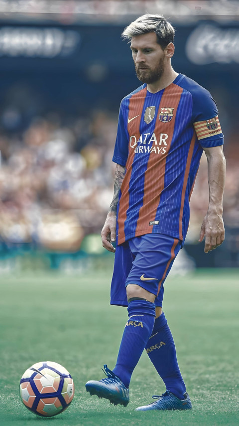 Lionel Messi Portrait Wallpaper
