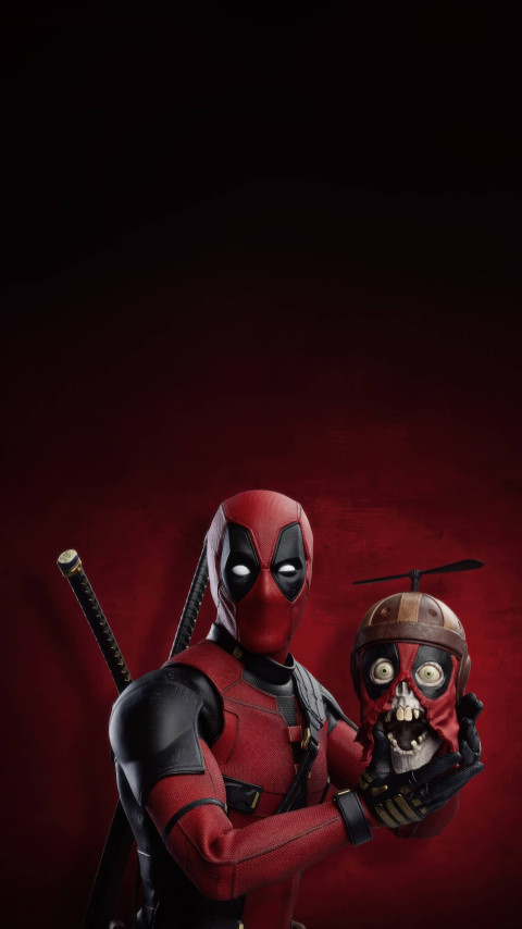 Mobile Wallpaper of Deadpool & Wolverine in 4K