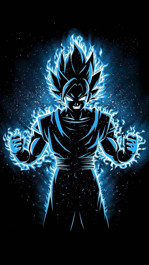 Goku Ultra Instinct Kamehameha Wallpaper