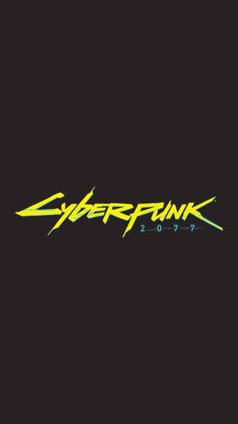 Cyberpunk 2077 Logo Wallpaper 4K