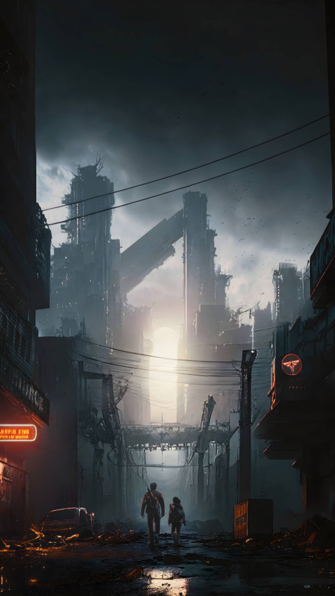 Last of Us 2 City Photo for HD Desktop Background