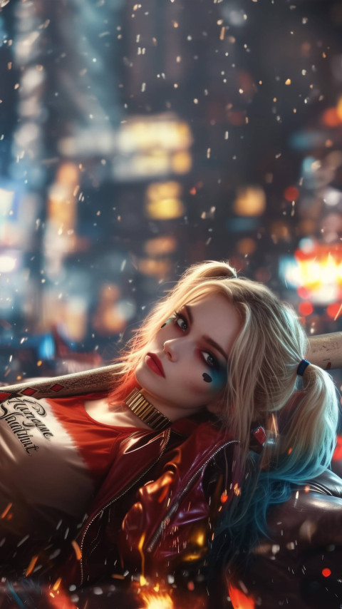 Cool Harley Quinn Mobile Wallpaper for Phone Users