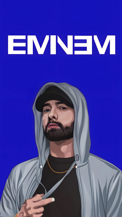 Eminem Iconic Wallpaper for Mobile Screen 4K