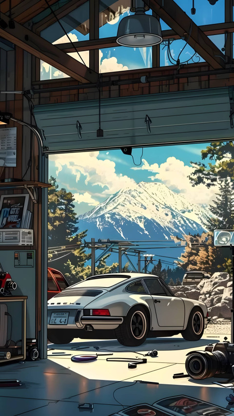 Download Anime Stunning Porsche 911 HD Wallpaper Now