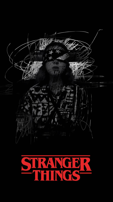 Stranger Things Scary Close-Up Blind Max Mobile 4k Photo