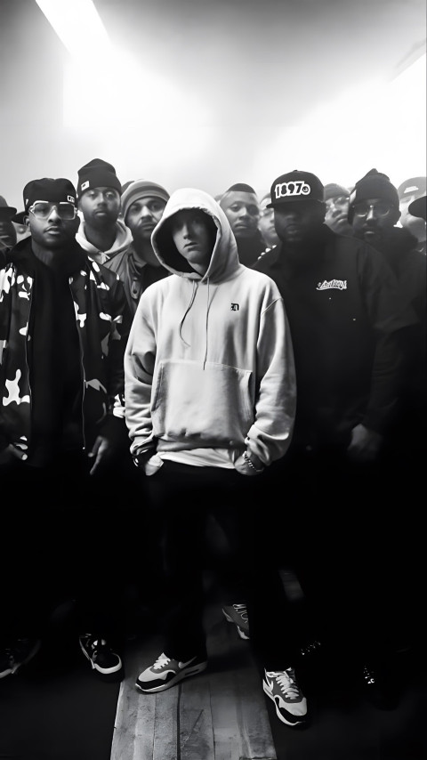 Eminem Group Photo 4K Image For Phone