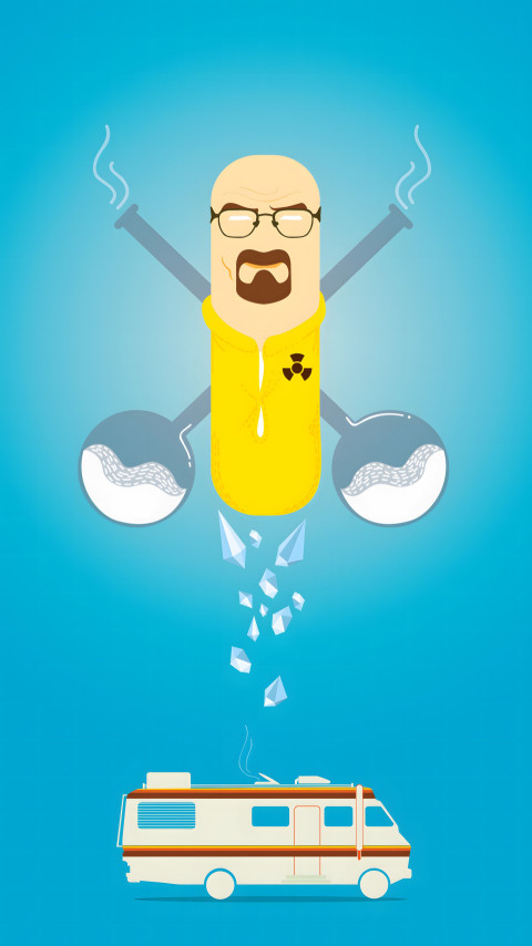 Breaking Bad Wallpaper with Iconic Show Character