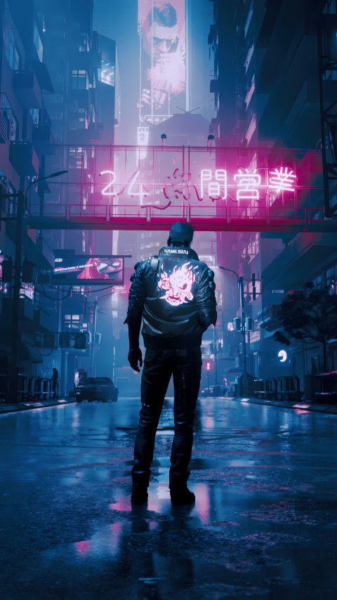 Best Cyberpunk Wallpaper Featuring Neon Night View