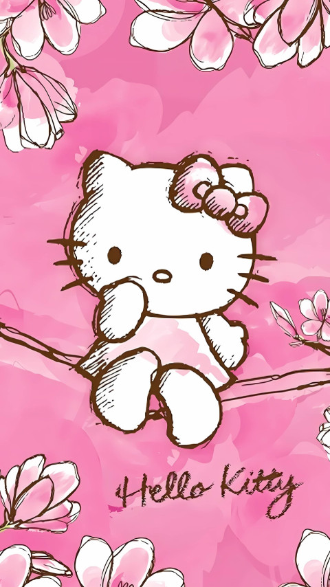 Bright Hello Kitty Picture for Your Phone Home Screen 4K