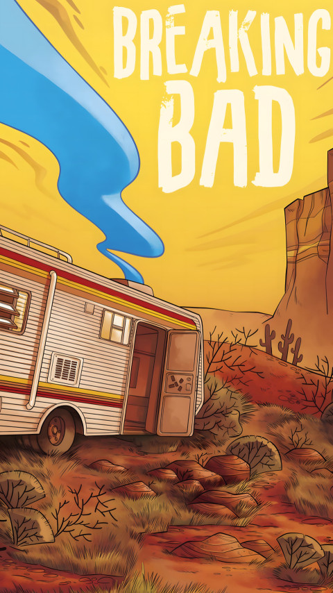 Art Breaking Bad Van 4K Picture