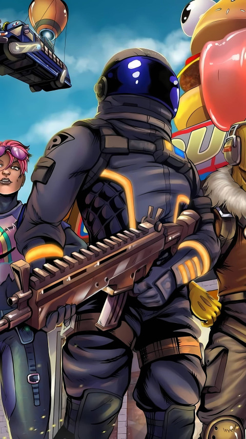 Cool Fortnite Background for Mobile HD