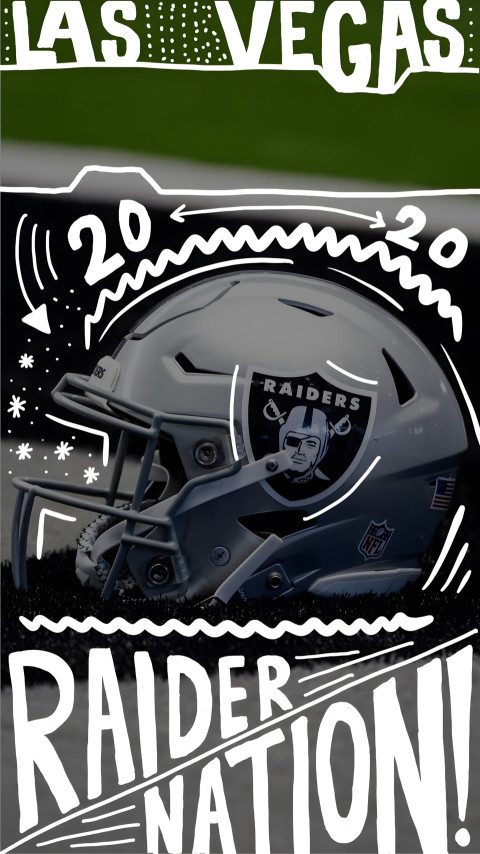 Raiders Helmet Wallpaper for Fans