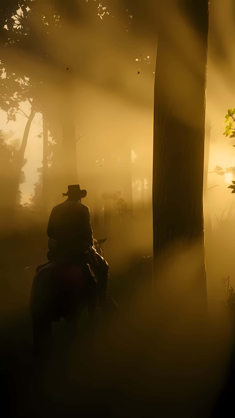 Cowboy Adventure in Jungle 4K Picture