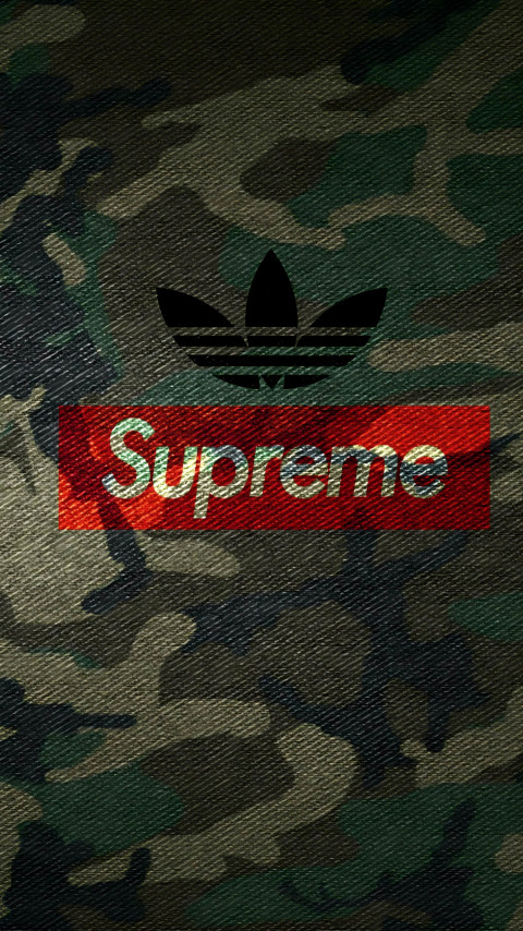 Supreme with addidas 4k wallpaper phone