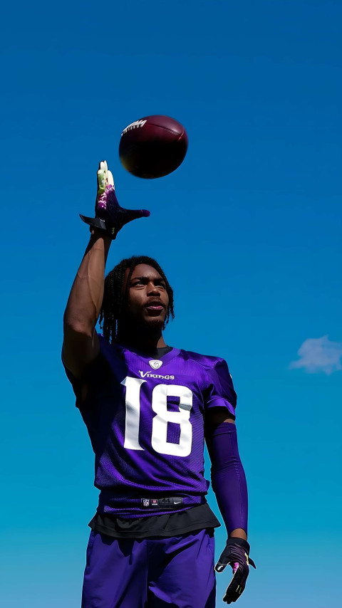 Download 4K Justin Jefferson Wallpaper for Phone