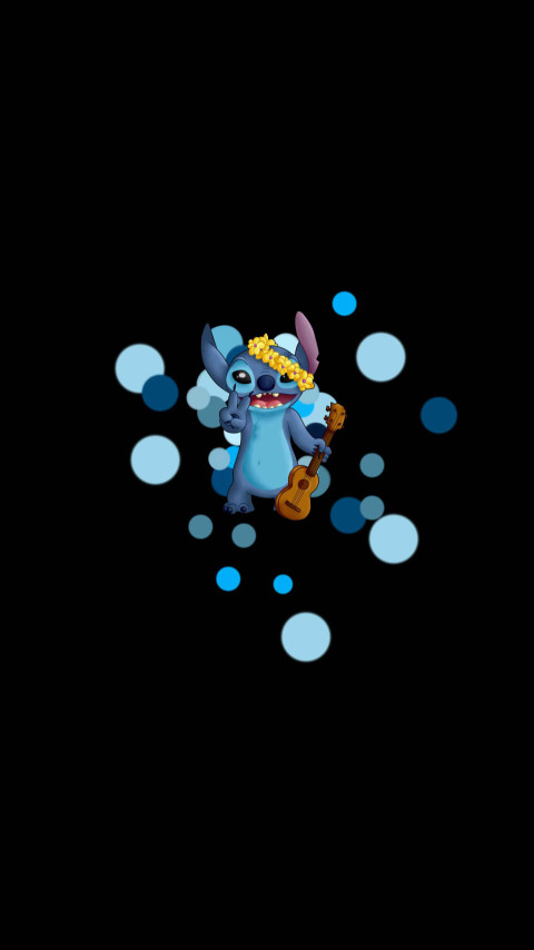 Stunning Stitch Mobile Wallpaper 4K