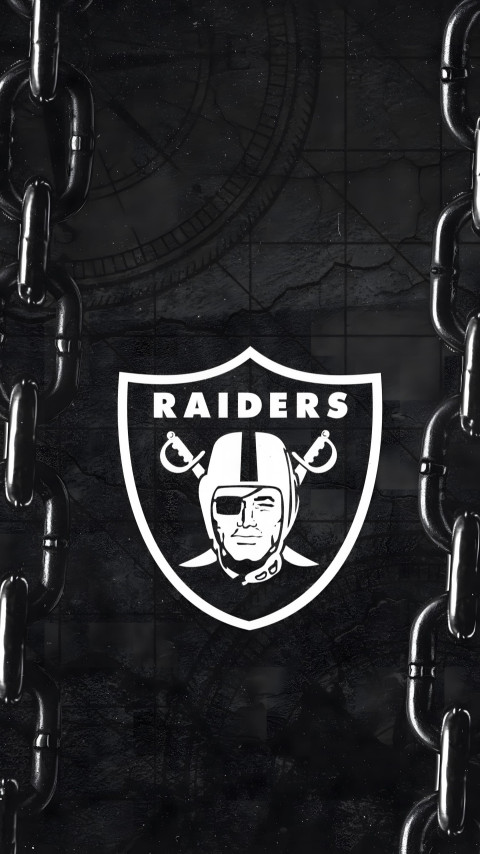 Bold Las Vegas Raiders Logo Wallpaper for Phone
