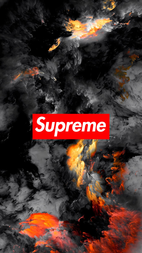 Supreme 4k Logo with Urban Backdrop Android