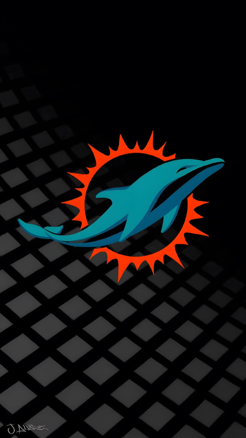 High Quality 4K Miami Dolphins Logo Background for Every Fan