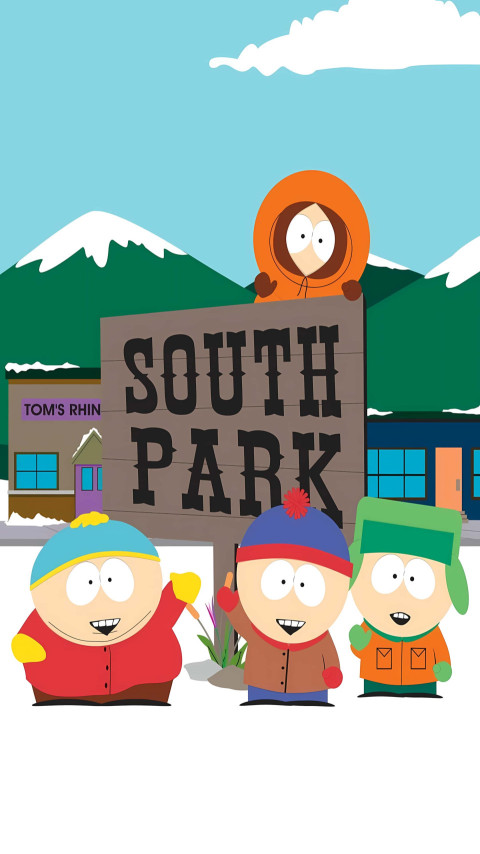 South Park Snowy Town Wallpaper For Mobile