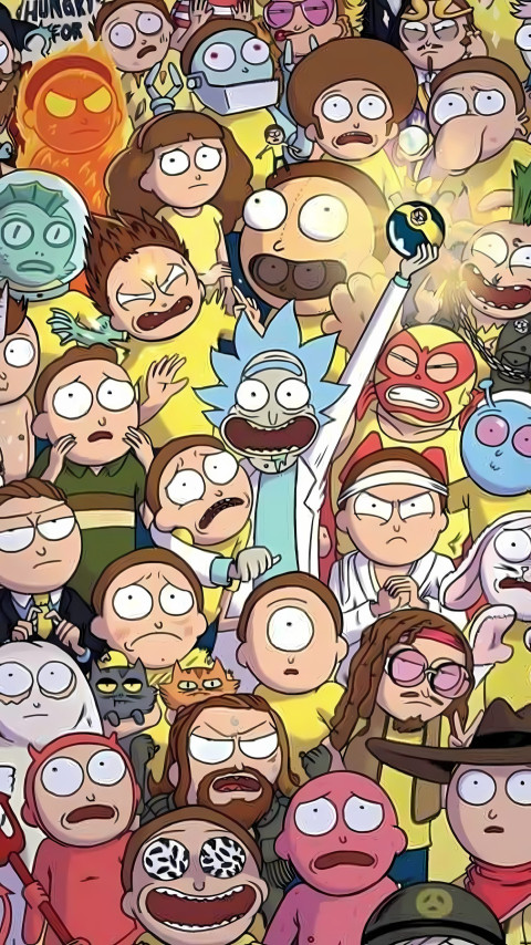 4K Unique Rick and Morty Fan Art Wallpaper