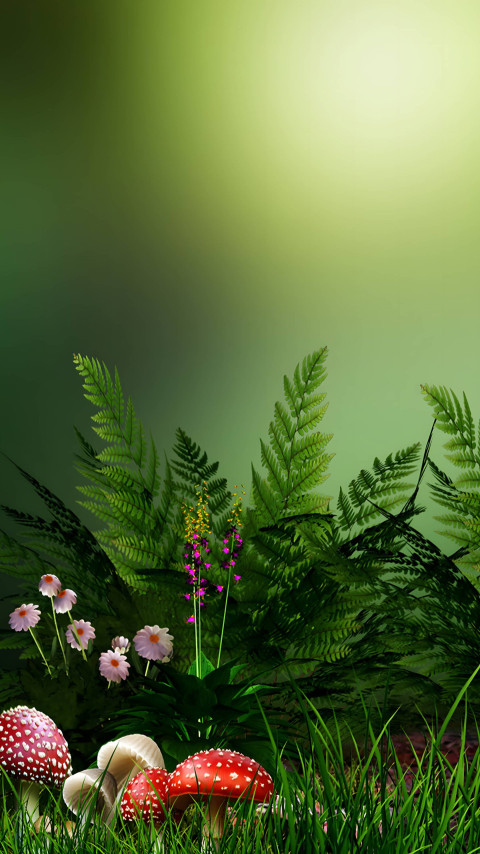 Calm and Serene Garden Mobile Photo