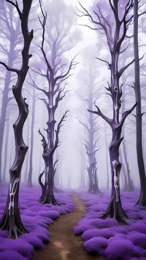 Dreamy Forest 4K Wallpaper for Mobile