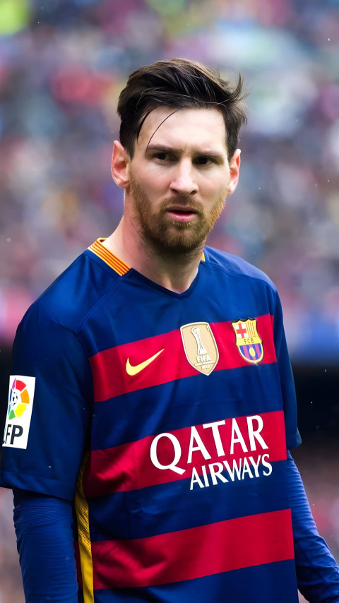 Messi Champions League 4K Wallpaper
