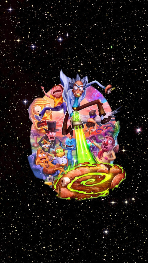 Rick and Morty Sci Fi Mobile Image
