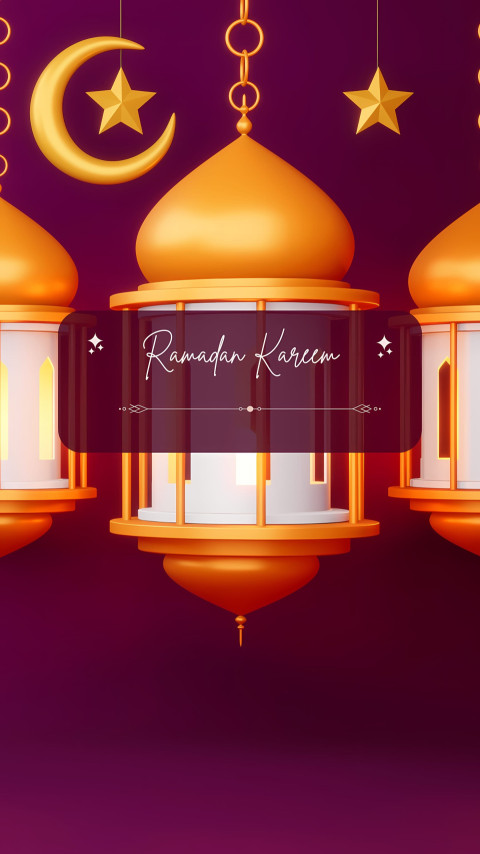 Traditional Ramadan Art Phone Wallpaper