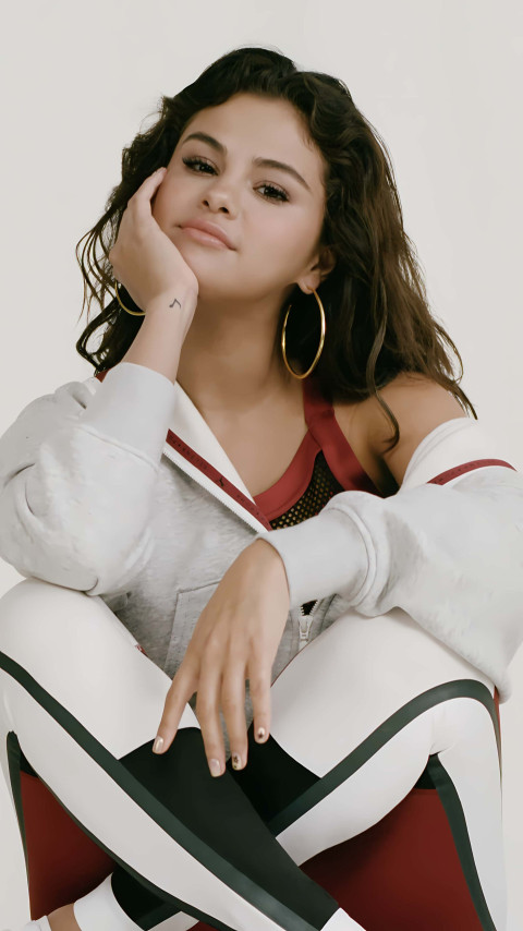 Selena Gomez Puma Summer Collection Phone Wallpaper