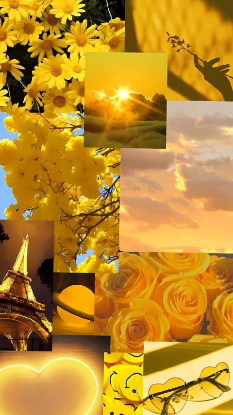 Stylish Yellow Mobile Phone Wallpaper for 2025